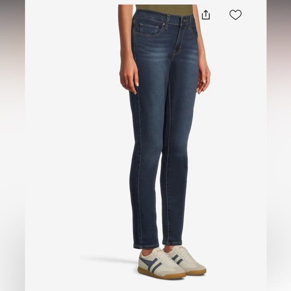 Levi’s GUC 535 Mid-Rise Super Skinny Jeans Size 31 in Medium Indigo Wash - Picture 3 of 14